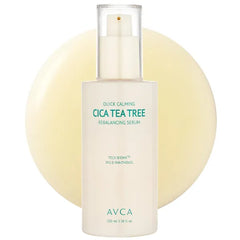 AVCA Quick Calming Cica Tea Tree Serum 100ml(3.38 fl. oz) – Niacinamide & Panthenol, Soothing for Redness and Blemish-Prone Sensitive Skin, Oil-Balancing K-Beauty