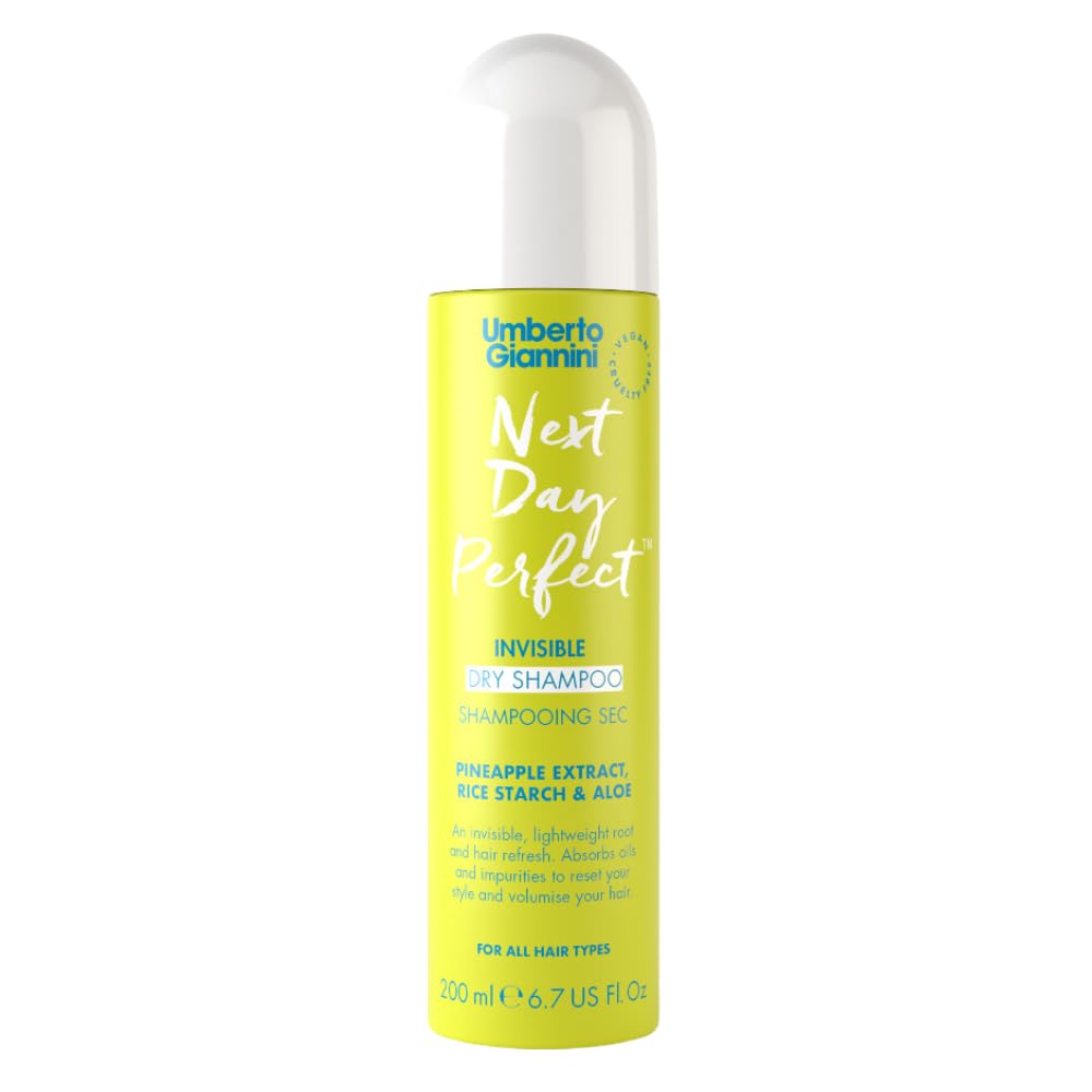 Umberto Giannini Next Day Perfect Invisible Dry Shampoo for Sensitive and Itchy Scalps - 200ml