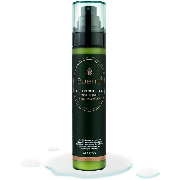 Bueno Icheon Rice Core Mist Toner, 3.55 fl.oz | Spray Toner with Icheon Rice Amino Acids for Soothing & Hydration | 100% Vegan Formula, Korean Skin Care