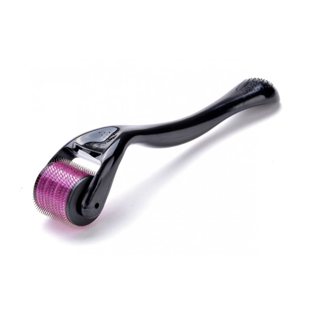 Derma Roller System Roller-Titanium 540 for Face and Skin Care 0.25 mm-3 Pics Silver