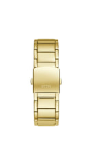 Guess US Men's Gold-Tone and Green Multifunction Watch