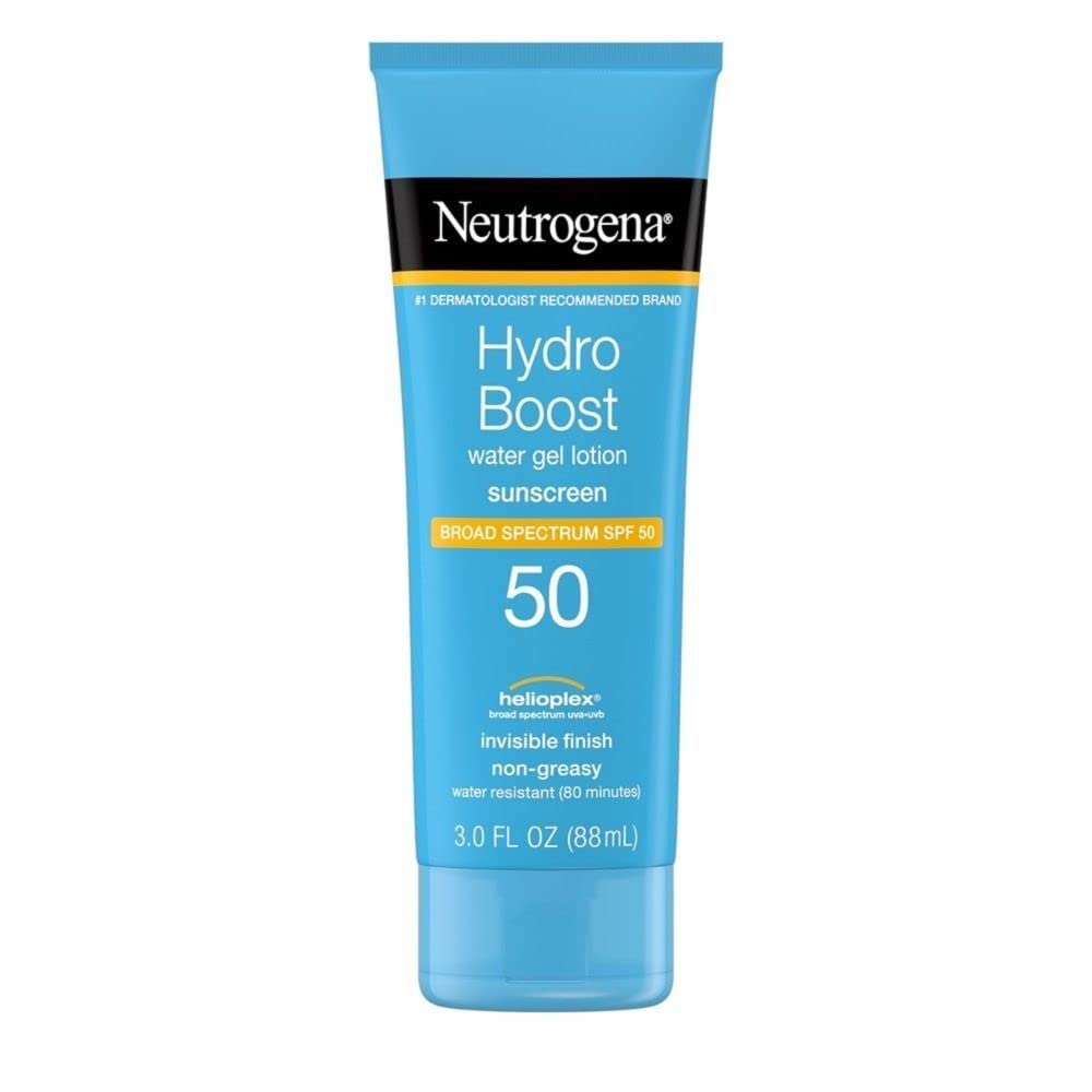 Neutrogena Hydro Boost SPF50 Water Gel Sunscreen Lotion 3oz (88ml)