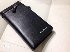 Curewe Kerien Card & ID Case Wallet for Men and Women Black Color