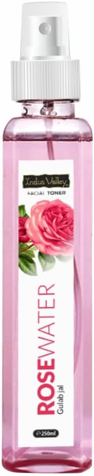 INDUS VALLEY Natural Rose Water Skin Toner Organic Gulab Jal- Chemical Free - 250 ml