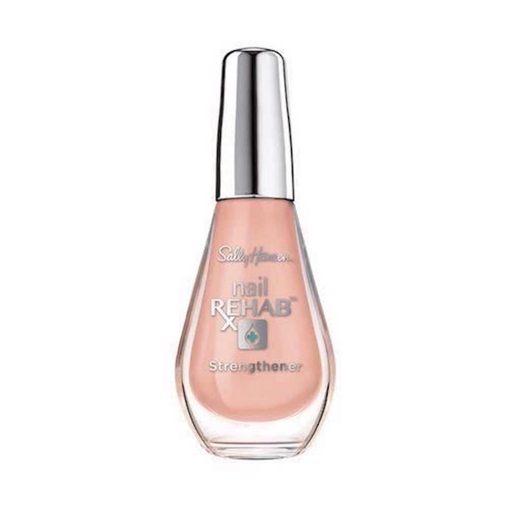 Sally Hansen Nail Treatment Nail Rehab™ Strengthener, Fortified with Jasmine, Rose & Vitamin E | Strengthens, Protects & Restores Damaged Nails - 10 ml