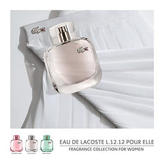 Lacoste Perfume - Eau de Lacoste L.12.12 Pour Elle Elegant by Lacoste - perfumes for women - Eau de Toilette, 90 ml