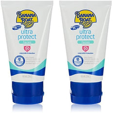 Banana Boat Ultra Protect Faces Sun Screen Lotion SPF 50, 60ml (Pack of 2)