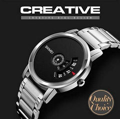 skmei Casual Watch For Men Analog Stainless Steel - 1260 - Silver