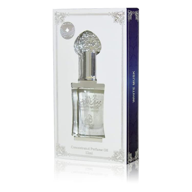 WHITE MUSK from ARABIYAT, Non Alcoholic Concentrated Perfume Oil or Attar for Unisex, 12 ml