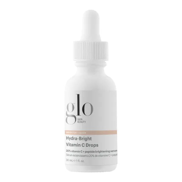 Glo Skin Beauty Hydra-Bright Vitamin C Drops – 20% Vitamin C & Peptide Brightening Serum (Formerly Daily Power C+)