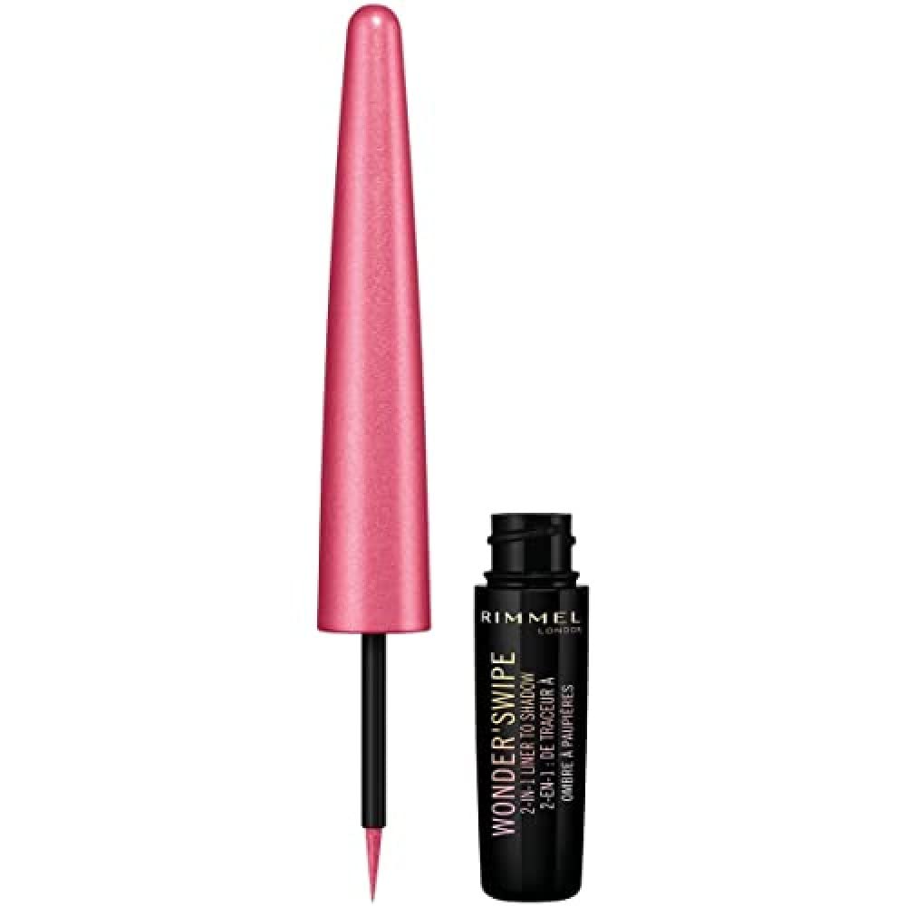 Rimmel Wonder Sweep 2-in-1 Shimmer Eyeliner, Mega Hottie 0.07 fl oz
