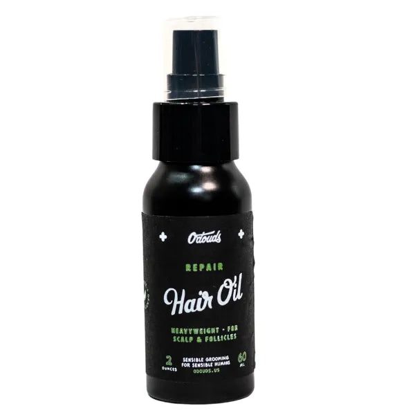 O'Douds Repair Hair Oil - Deep Conditiong Hair & Scalp Treatment for Damaged, Dry Hair - Repair Split Ends, Control Frizz & Enhance Shine - Tea Tree & Grapefruit Scent, 2 oz.