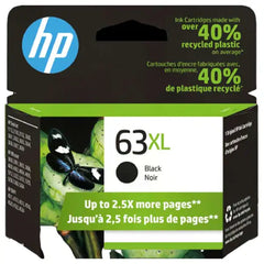 HP 63XL High Yield Original Ink Cartridge (F6U64AN) - Black