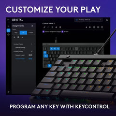 Logitech G515 TKL Wired TACTILE Gaming Keyboard