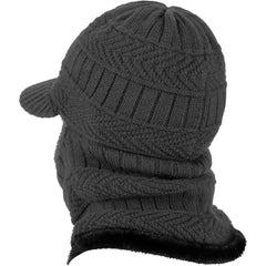 TAGVO Winter Knit Balaclava Beanie Hat with Neck Warmer for Men and Women