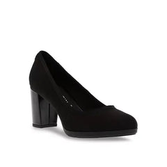 Anne Klein Women's Castana Round Toe Block Heel Pumps, Elegant Comfortable Dress Shoes