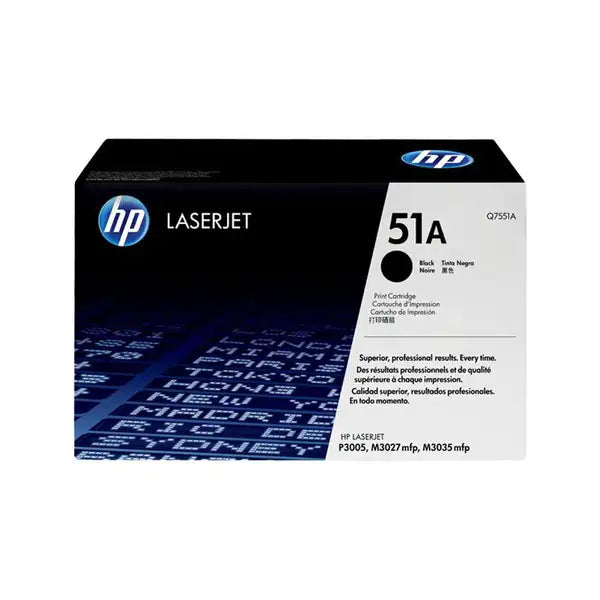 HP 51A Original LaserJet Toner Cartridge (Q7551A) - Black