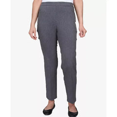Alfred Dunner Petite Classics Tummy-Control Pull-On Straight-Leg Pants, Petite & Petite Short