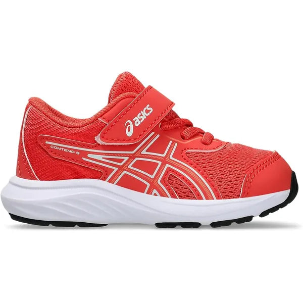 Asics Contend 9 Kids Running Shoes Red 19.5 EU