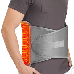 MS.DEAR Electric Heating Pad - 12" x 50" for Back, Neck, Shoulders & Legs with 9 Heat Settings, Auto Shut-Off - Gray