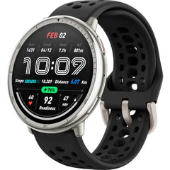Amazfit Active 2 Round Smartwatch (A2437) - 1.32" AMOLED Display With Black Sport Band