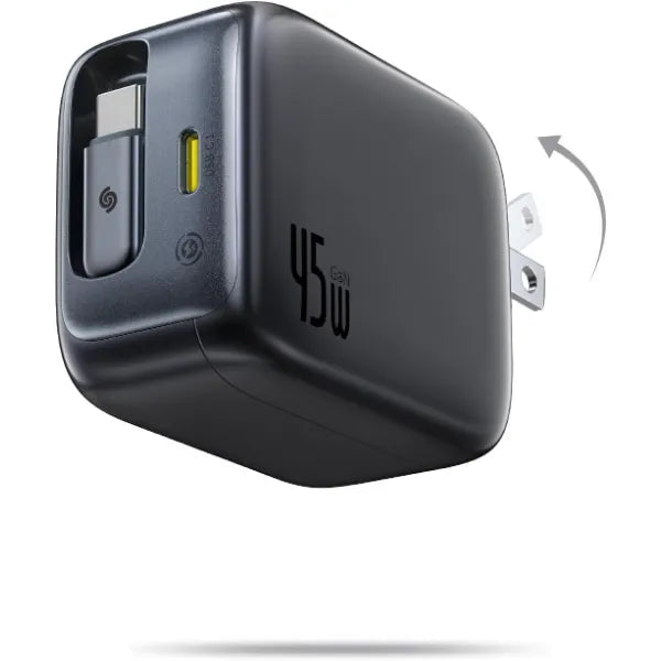 Baseus 45–100W USB-C Retractable & 3-Port Fast Chargers, Foldable PD/PPS Adapter for iPhone, Galaxy, MacBook & iPad