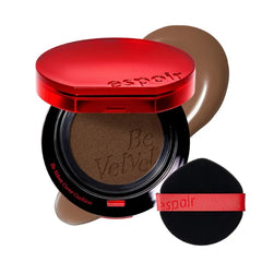 Espoir Be Velvet Cushion Foundation | Quick and Easy Coverage with Long-lasting Color by Zero Oxidation, Velvety Smooth Finish & Lightweight Formula, Vegan, Korean Makeup - 0.46 oz