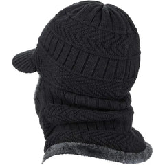 TAGVO Winter Knit Balaclava Beanie Hat with Neck Warmer for Men and Women