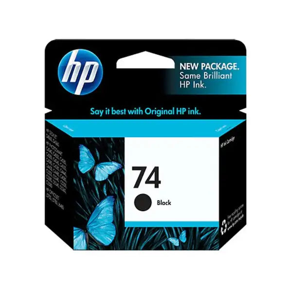 HP 74 Original Ink Cartridge (CB335W) - Black