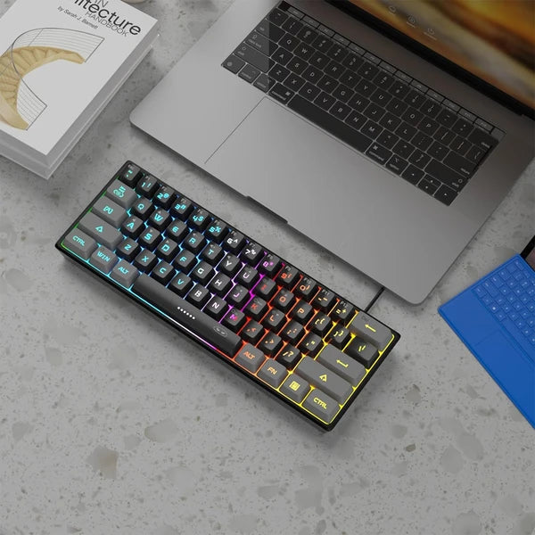 MageGee TS91 Wired Membrane RGB Gaming Keyboard