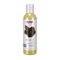 NOW Foods Solutions, Jojoba Oil, 100% Pure Moisturizing, Multi-Purpose Oil for Face, Hair and Body