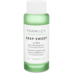 Farmacy 2% Salicylic Acid Toner for Face - Deep Sweep Gentle BHA Exfoliant for Oily Skin - Refines Texture with Papaya Enzymes & Moringa Water for a Healthy-Looking Complexion