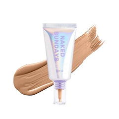 Naked Sundays BeautyScreen SPF 50 Mineral Peptide Foundation Tint, 2-in-1 Skin Tint & Mineral Sunscreen | Radiant, Buildable Coverage, Acne-Safe, Infused with Peptides