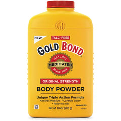 Gold Bond Medicated Original Strength Body Powder – Talc-Free, Anti-Itch, Absorbs & Cools