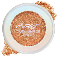 Touch in Sol Metallist Sparkling Foiled Pigment Diamond and Pearl Powders to Create Holographic Look - Dazzling Sparkles Gorgeous Glitter Eye Shadow