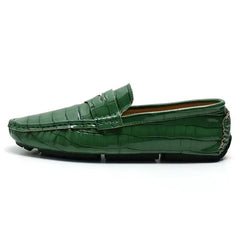 Men's Casual Loafers Slip On Leather Shoes Lightweight Driving Shoes Moccasins Classic Penny Loafer Flats Boat Shoes