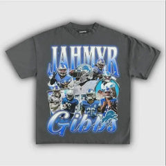 JAHMYR GIBBS . Football . Vintage Graphic 90s Style Retro . Graphic s. Gift for Men Streetwear Unisex Comfort Tee T Shirt