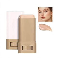 BANGFENG Beauty Balm Serum Enriched Skin Tint Stick Face Tint Balm Foundation with Serum Benefits, Buildable Hydrating Coverage, Moisturizing Concealer Stick for Glowing Skin & Flawless Finish