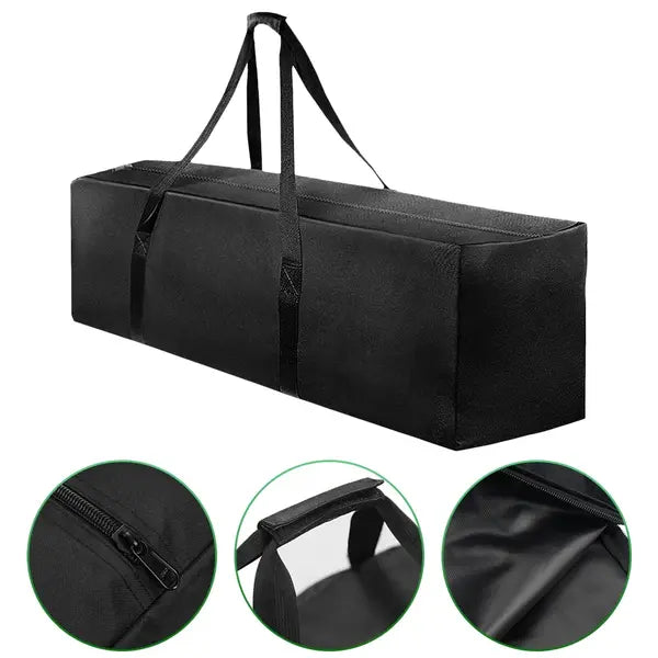 kydely Upgraded 47" Extra Large Zippered Duffel Bag, Sports Travel Duffel Luggage Bag, Waterproof Foldable Luggage Bag with Padded Handles