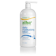 Alba Botanica Hydrating Moisturizing Lotion for Dry Skin, Sensitive Skin, with Vitamin E, Coconut Oil and Shea Butter, 32 Oz