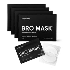 JAXON LANE Bro Mask Under Eye Patches for Men with Hydrogel (6 pairs) - Anti-Aging Korean Eye Masks for Dark Circles and Puffiness - Perfect Skin Care Stocking Stuffers for Men