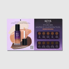 Keys Soulcare It's Like Skin 2-in-1 Concealer + Tint Sample Card - Light Shades