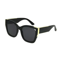 Foster Grant Women's Square Fashion Sunglasses Black