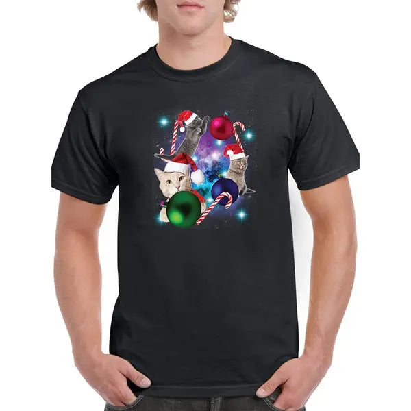 Mens National Lampoon's Christmas Vacation Jolliest Bunch T-Shirt Black Small
