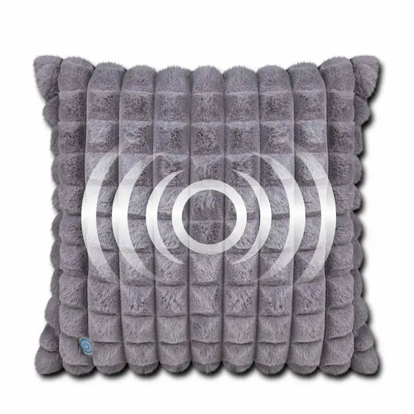 HealthTouch Multi-Functional, Comfortable and Soft Square Massager, Vibration Massager - Gray Color