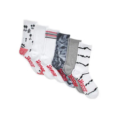 Hanes Originals Men's Moisture Wicking Crew Socks, Size 6-12