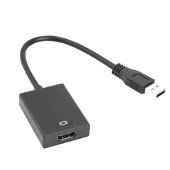husxh Portable USB 3.0 to HDMI-compatible Adapter Converter 1080P HD External Video Graphics Card for Windows 10 8 7 XP PC