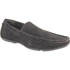 Bravo Bland Men Black Suede Leather Casual Driving Moccasins Loafers 8.5M