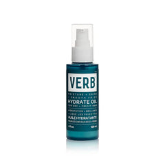 Verb Hydrate Oil - Add Moisture -Increases Shine - Smooth Frizz - Heat Protection for Dry + Frizzy Hair - Amber + Warm Jasmine Scent