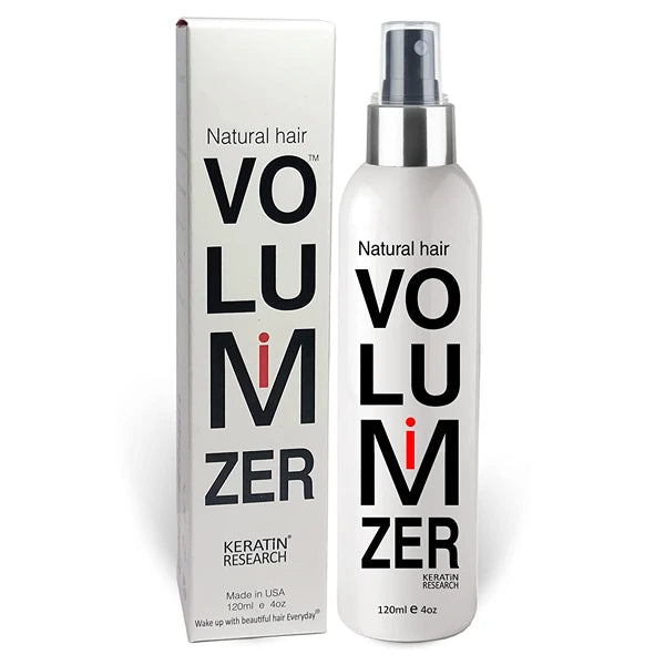 KERATIN RESEARCH Instant Natural Hair Volumizing Spray + Thickener for Fine Hair - Thicker Hair in 30 Seconds - Experts Recommended Products for Women & Men